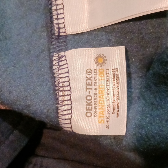 Land's End size 2X women's fleece shacket in a Glen Plaid deep sea navy … - Picture 13 of 17